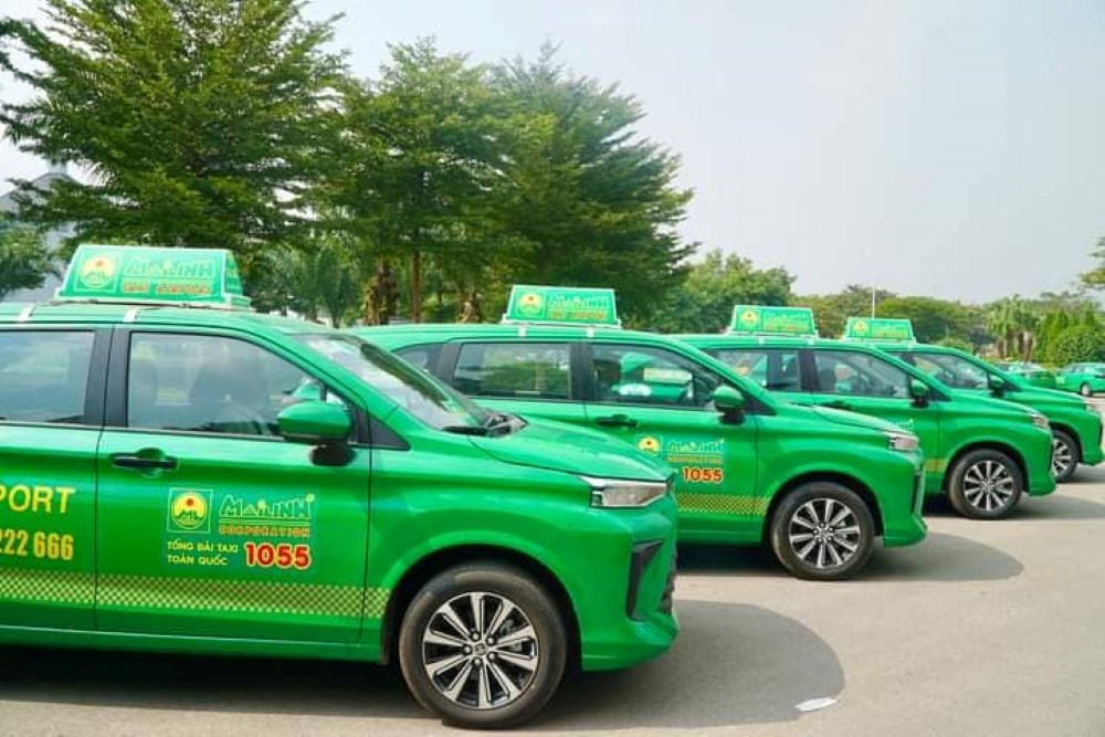 Taxi Mai linh là hãng taxi quen thuộc tại Nam Sách Hải Dương (Ảnh: sưu tầm internet)