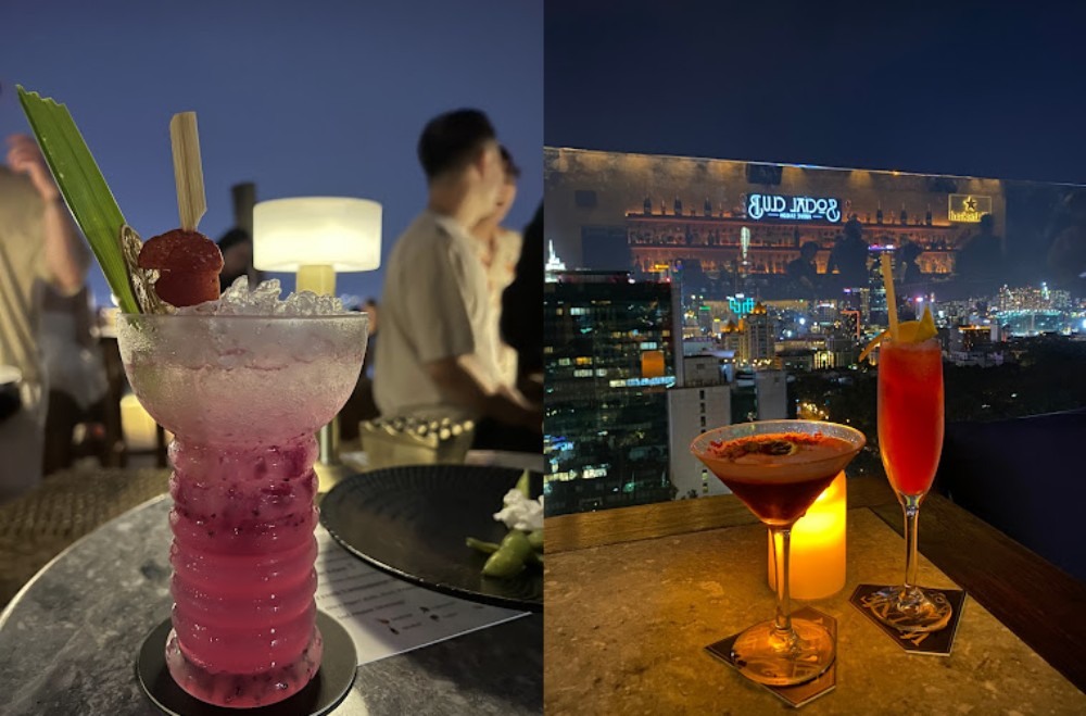 Menu đồ uống đa dạng với các món cocktail được pha chế tinh tế (Ảnh: Sưu tầm Internet)