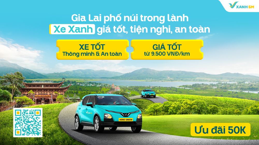 Vi vu đến thác K50 đơn giản, thuận tiện với Xanh SM (Ảnh: Xanh SM)