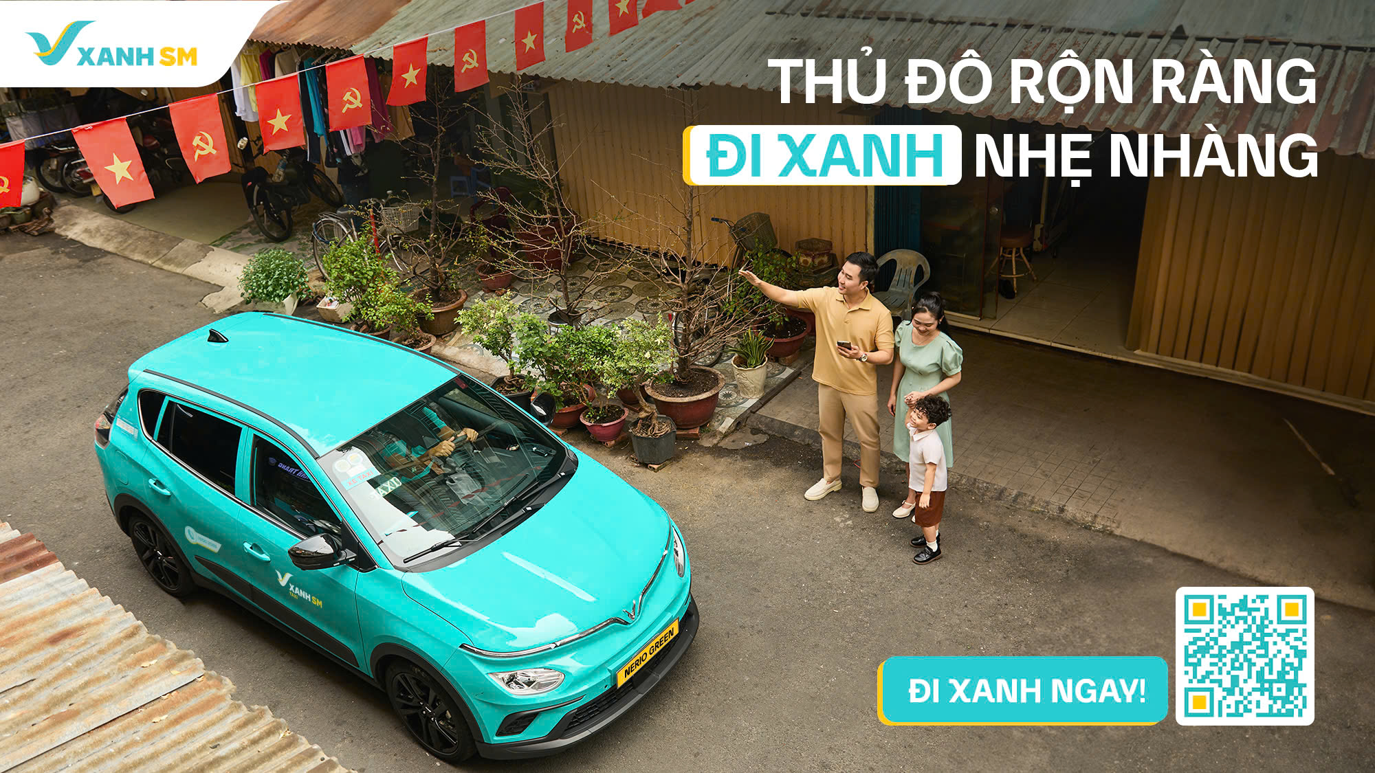 Bảng giá taxi Green SM Hà Nội