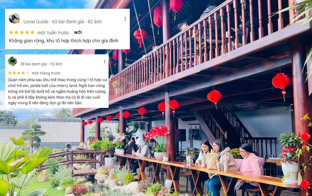 Kenbar Coffee Chư Sê thiết kế khu nhà gỗ 2 tầng cổ điển ấm áp (Ảnh: Google Maps)