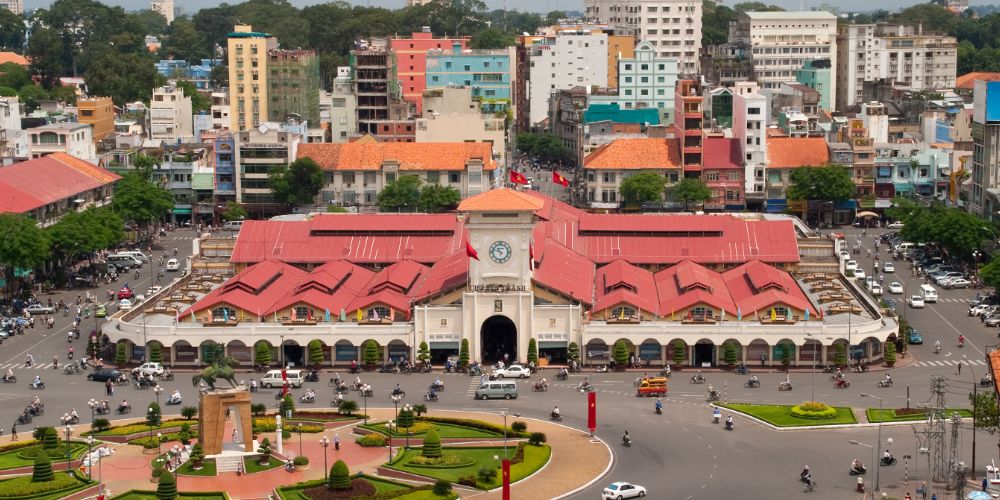 Chợ Bến Thành ghi dấu bao thăng trầm của Sài Gòn suốt hơn một thế kỷ qua (Ảnh: Sưu tầm Internet)