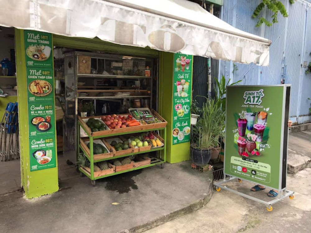 Sinh tố tại quán ăn vặt Gò Vấp này được làm từ trái cây tươi tự nhiên, rất tốt cho sức khỏe (Ảnh: Sưu tầm Internet)