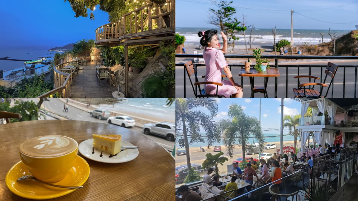 Cafe view biển Vũng Tàu