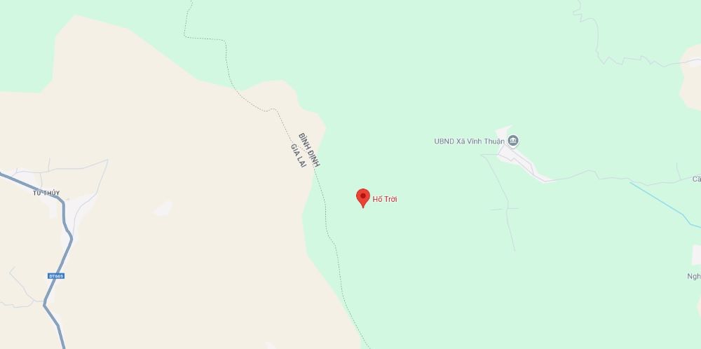 Hố Trời Gia Lai ở đâu? (Ảnh: Google Maps)