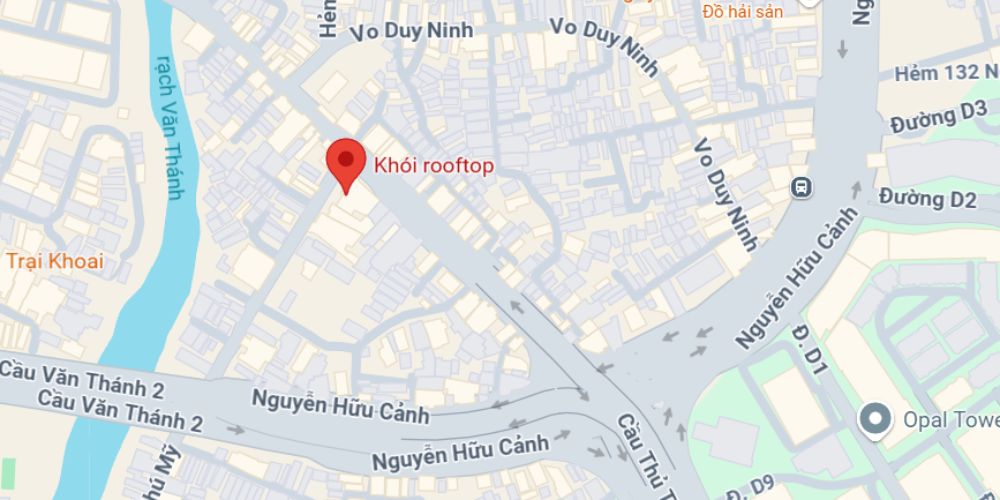 Vị trí Khói Rooftop trên bản đồ 