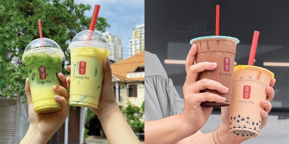 Bộ sưu tập đa dạng các vị trà sữa tại Gong Cha