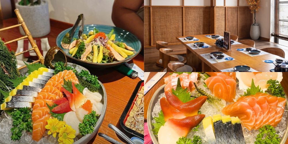 Nagi Sushi có không gian rất thích họp cho những buổi họp nhiều thành viên 