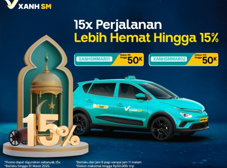 Pilih Voucher Mana Saja, Naik Xanh SM Pasti Hemat