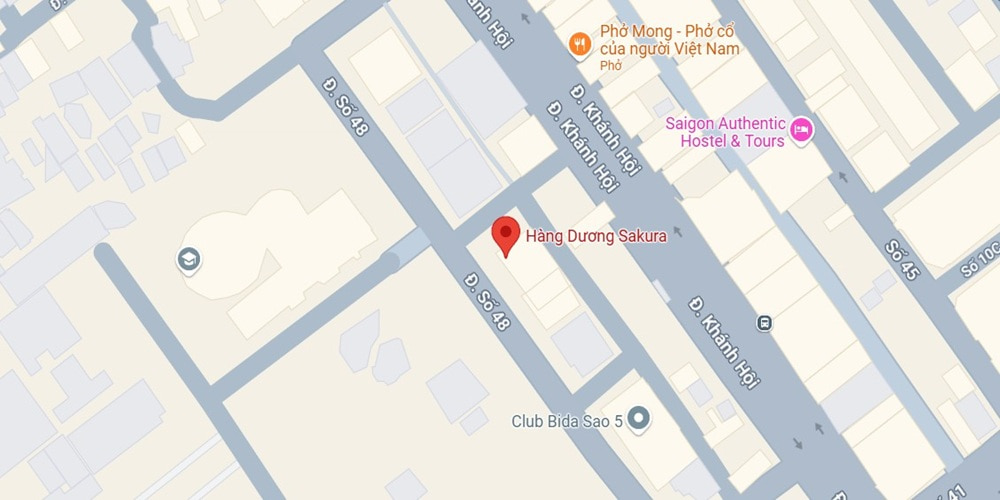 Quán tọa lạc trên Đường 48, Phường 2, Quận 4 (Ảnh: Google Maps)