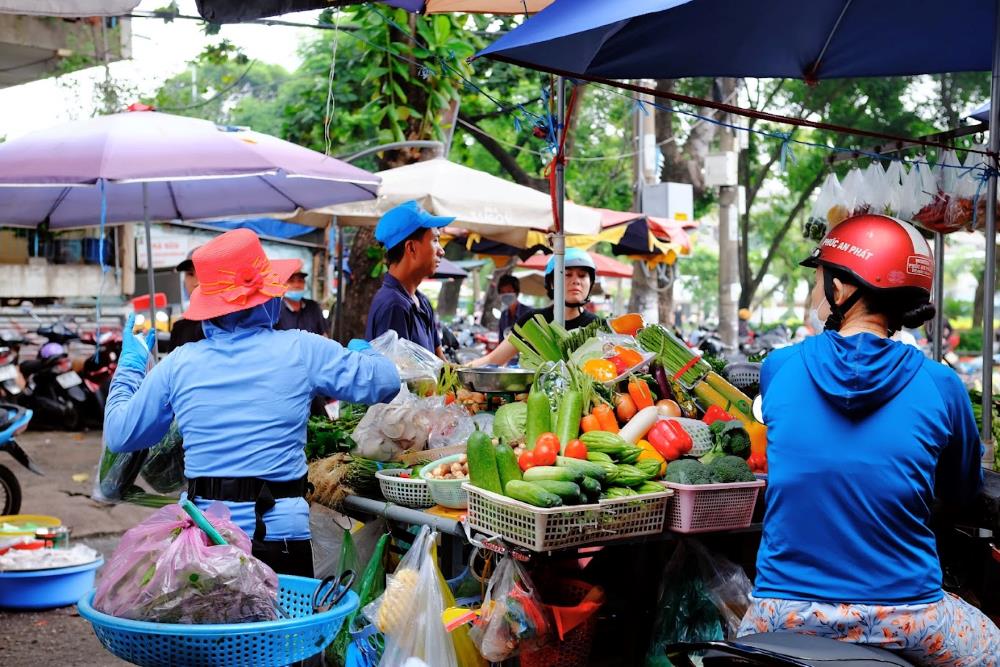 Chợ Thanh Đa mang nét đặc trưng của chợ miền Tây Nam Bộ 