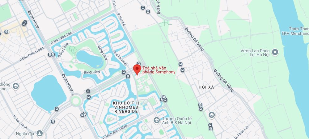 Địa chỉ trụ sở Xanh SM tại Hà Nội (Ảnh: Google Maps)