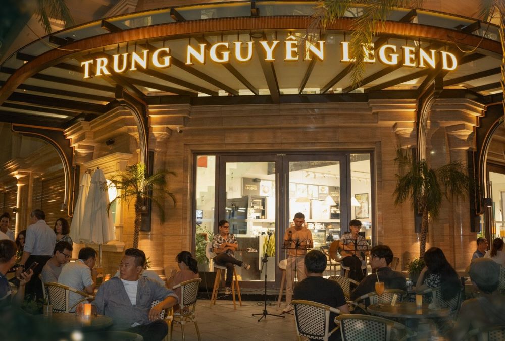 Trung Nguyên Legend Café nổi bật với kiến trúc châu Âu sang trọng 