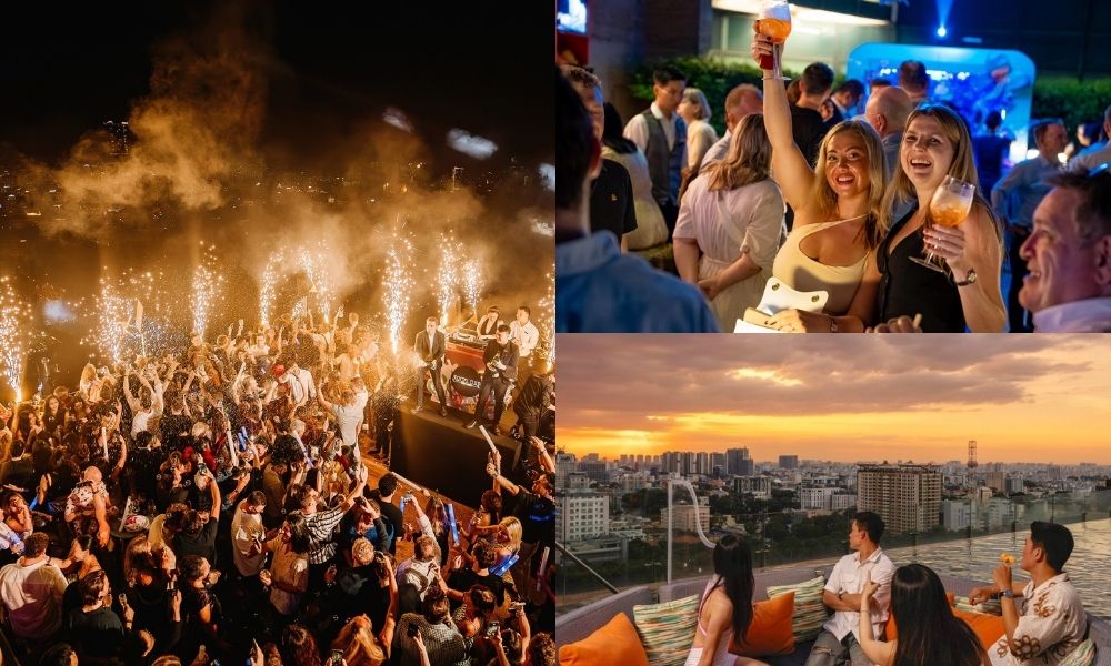 Khách hàng có đa dạng các sự lựa chọn khi đến trải nghiệm tại Social Club Rooftop Bar