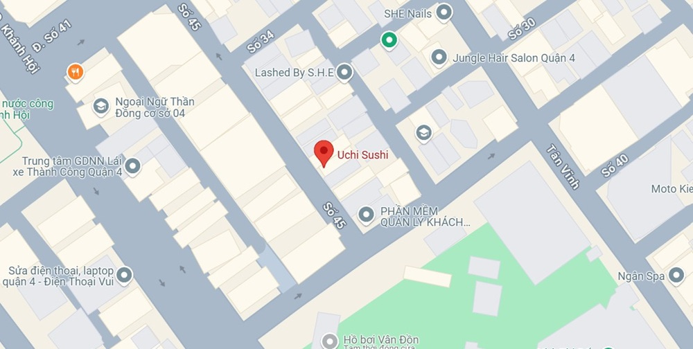 Địa chỉ quán nằm ở 14 Số 45, Phường 9, Quận 4, Hồ Chí Minh (Ảnh: Google Maps)