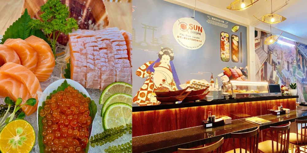 Sun Sushi có mang đến không gian ấm cúng và gần gũi