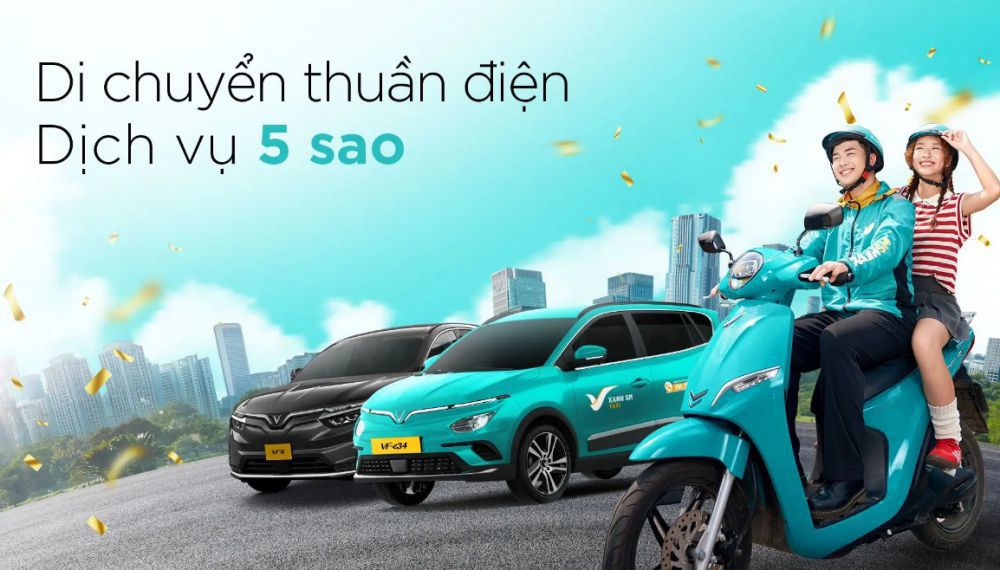 Dịch vụ xe điện 5 sao Xanh SM 