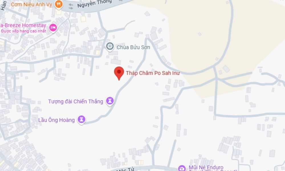 Địa điểm tổ chức lễ hội Kate ở Bình Thuận