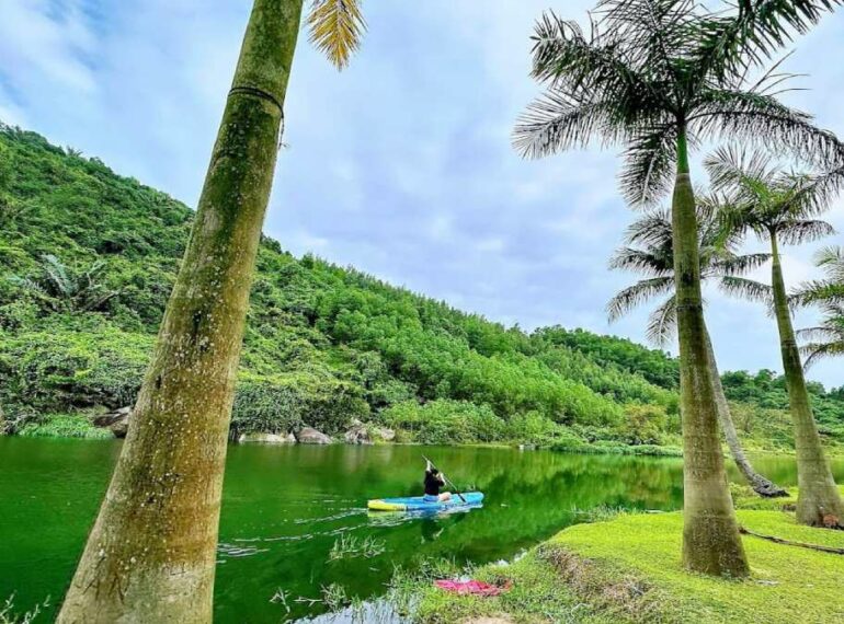 “Thiên đường xanh” Đập Hàn Phú Yên dưới chân núi Đá Bia