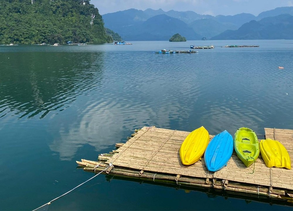 Chèo thuyền kayak 