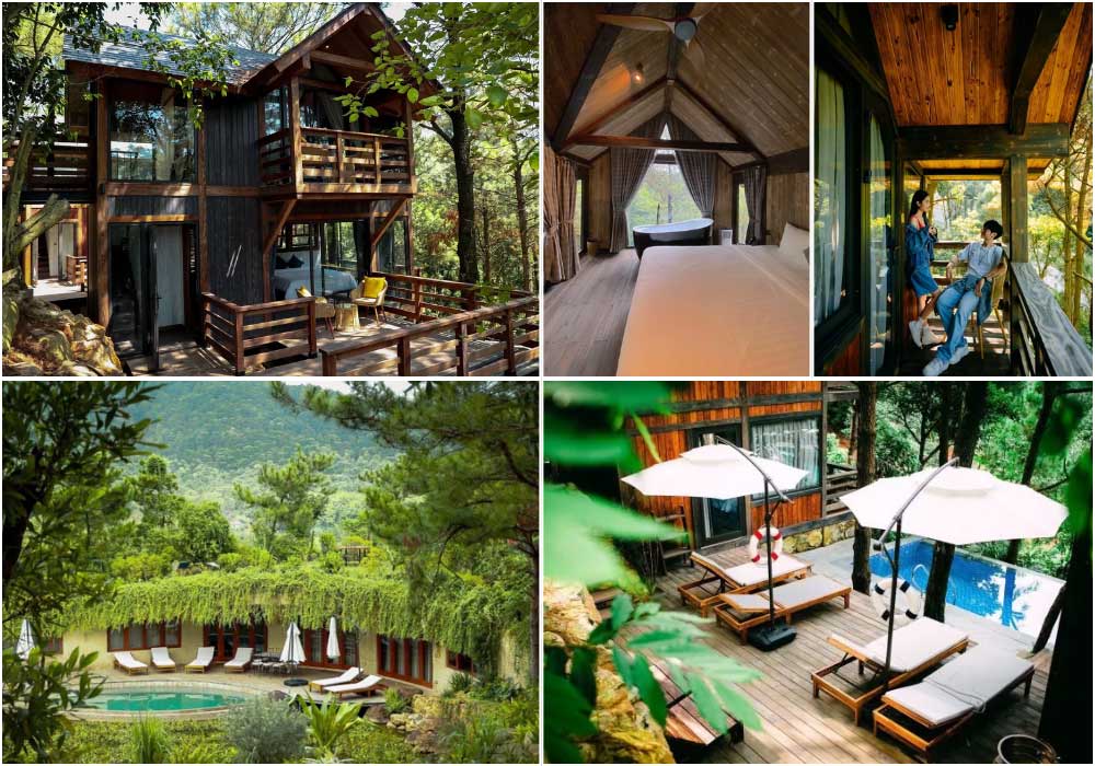 Bungalow nhà gỗ lãng mạn và biệt thự có hồ bơi riêng tại Amaya Retreat 