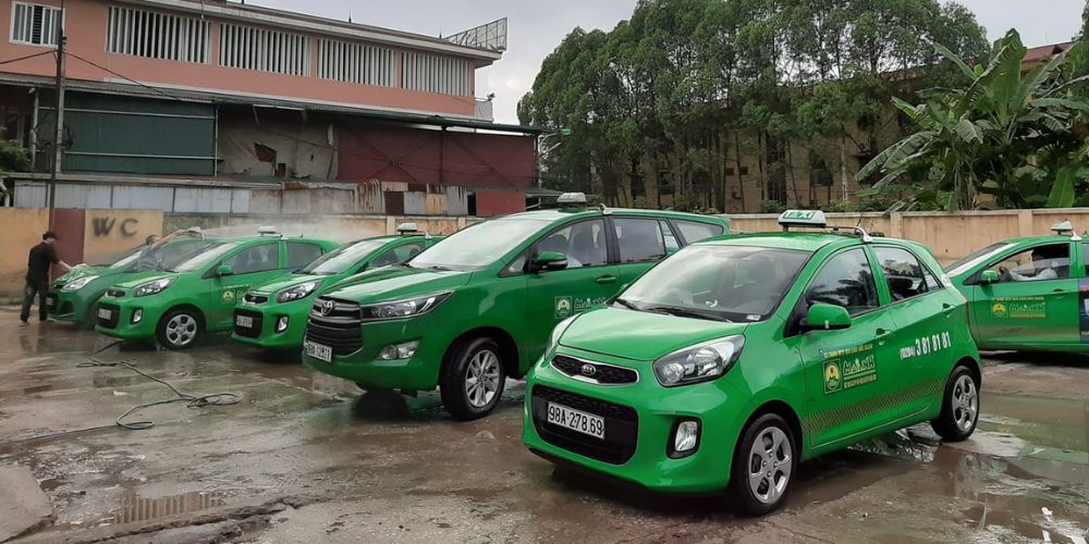 Mai Linh là hãng taxi uy tín tại Quế Võ và các khu vực lân cận với màu xanh lá cây đặc trưng