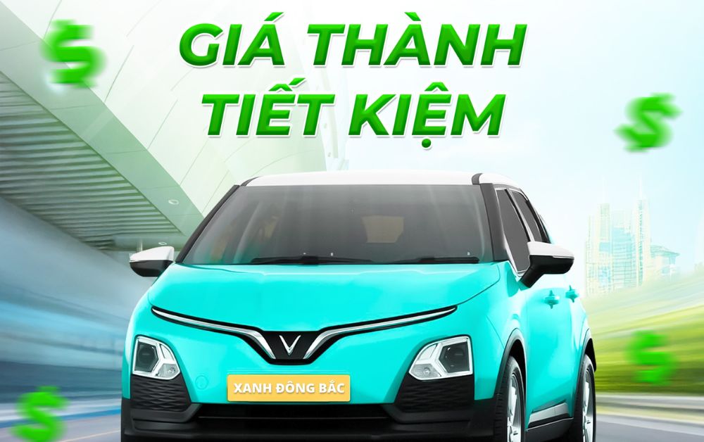 Đi Taxi Xanh Đông Bắc thanh toán tiện lợi, dễ dàng (Ảnh: Fanpage Taxi Xanh Đông Bắc)