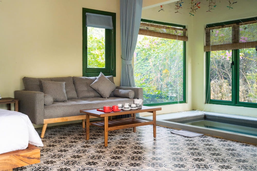 Homestay cung cấp các tiện ích đa dạng, hiện đại 