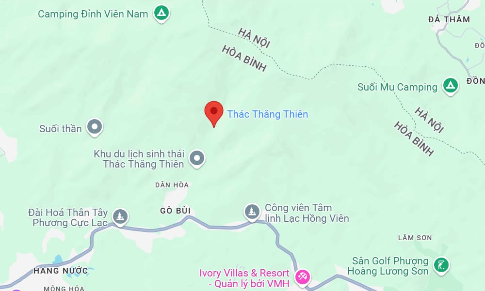 Địa chỉ thác Thăng Thiên 