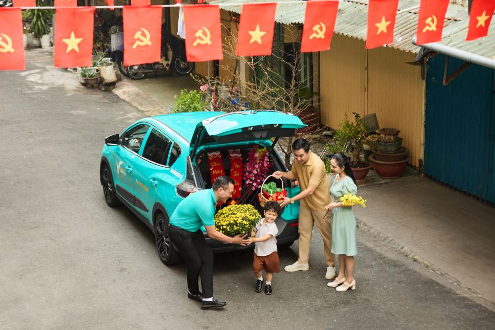 Khách hàng trải nghiệm taxi công nghệ Xanh SM (Ảnh: Xanh SM)