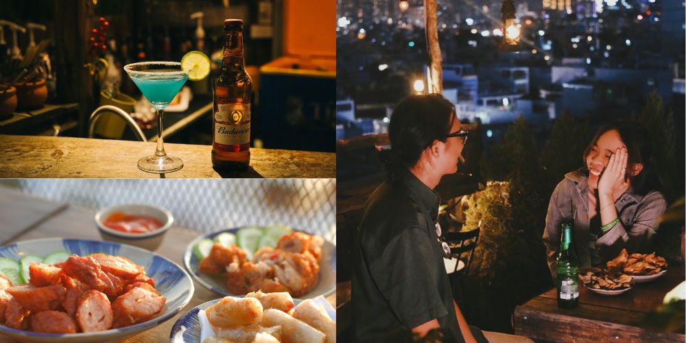 Ráng Chiều Rooftop là quán nhậu chill tại Phú Nhuận nằm trên tầng thượng