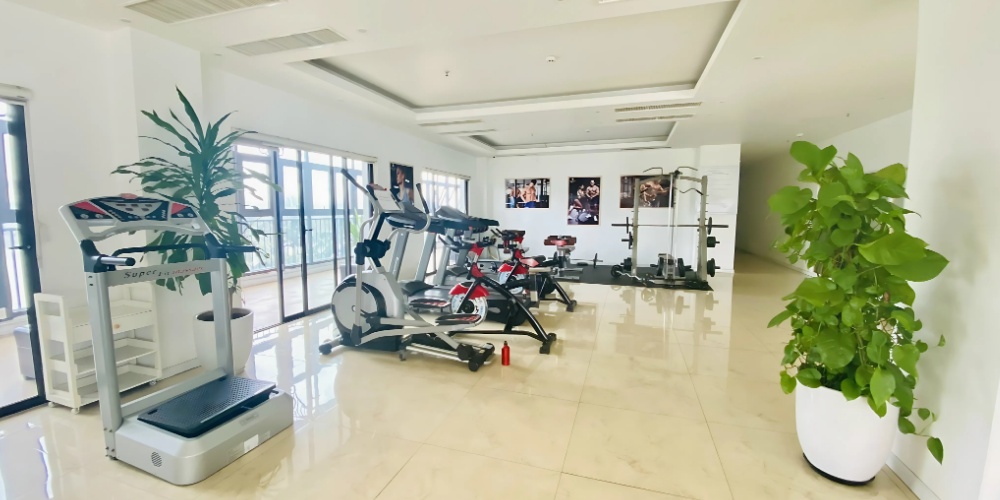 Không gian tập luyện hiện đại tại Gym Westlake (Ảnh: Westlakevinhphuc.com)