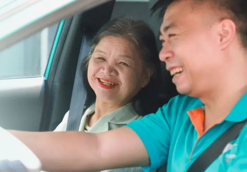 Taxi điện Xanh SM luôn mang đến trải nghiệm di chuyển tốt nhất cho hành khách (Ảnh: Xanh SM)