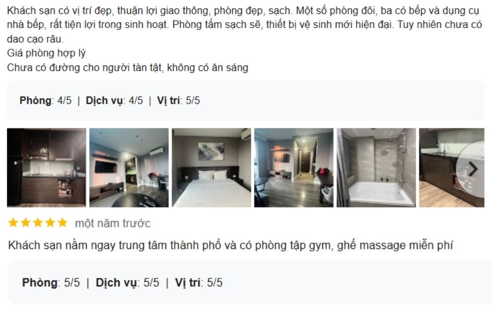 Khách hàng đánh giá về các dịch vụ tại iRest Cosmopolis Vĩnh Yên