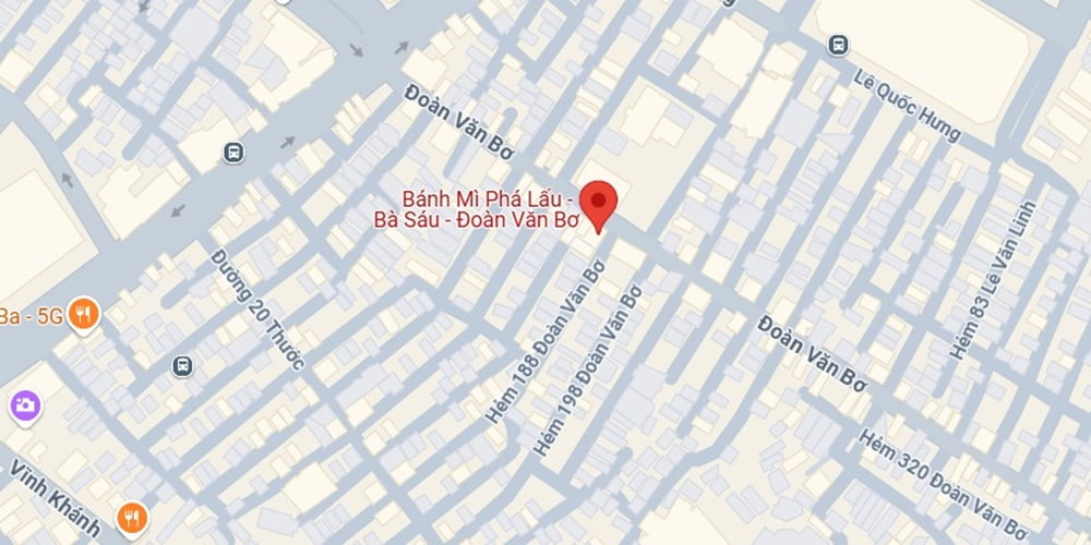 Bánh Mì Phá Lấu Bà Sáu đã có mặt trên thị trường hơn 40 năm (Ảnh: Google Maps)