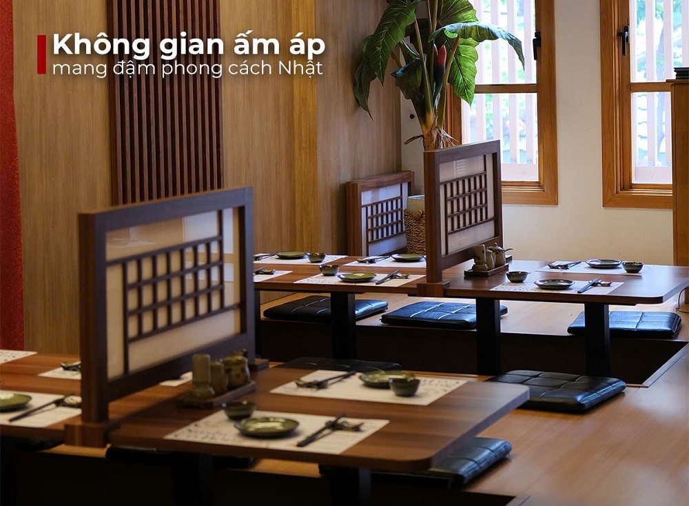 Không gian chuẩn Nhật tại Sushi Cô Bông Quận 4