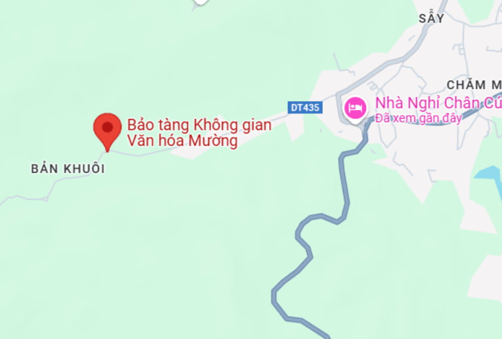 Bảo tàng có vị trí cách thành phố Hòa Bình 8km (Ảnh: Google Maps)