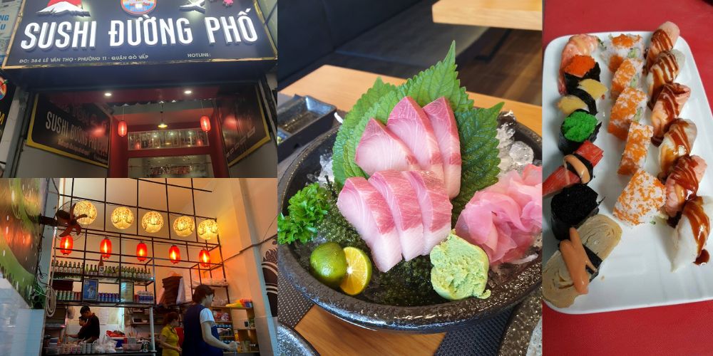 Mr.Tôm là quán sushi mang ẩm thực Nhật đến khách hàng với mức giá bình dân 