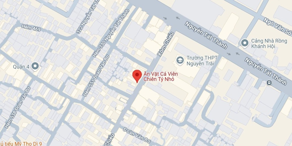 Quán tọa lạc tại 36 Xóm Chiếu, Phường 13, Quận 4, Hồ Chí Minh (Ảnh: Google Maps)