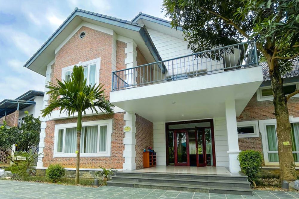 Các căn villa nằm tách biệt, đảm bảo sự yên tĩnh và riêng tư cho du khách