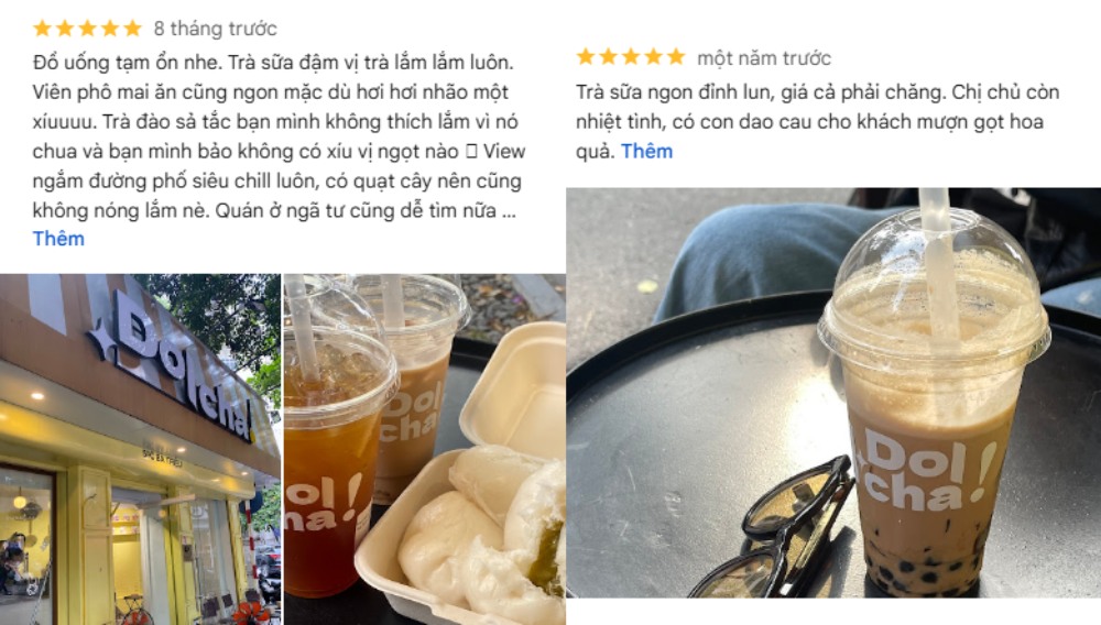 Khách hàng đánh giá đồ uống ngon, lớp kem béo mịn, giá cả hợp lý (Ảnh: Google Maps)