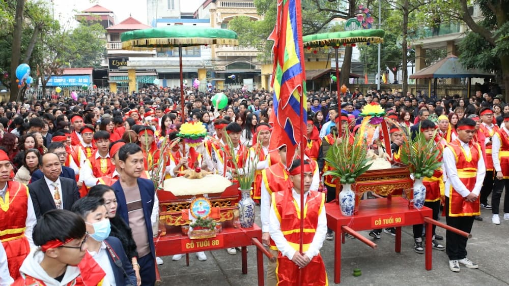 Lễ tế là nghi thức cuối cùng, là thời điểm người dân dâng lễ tạ ơn và nhận lộc