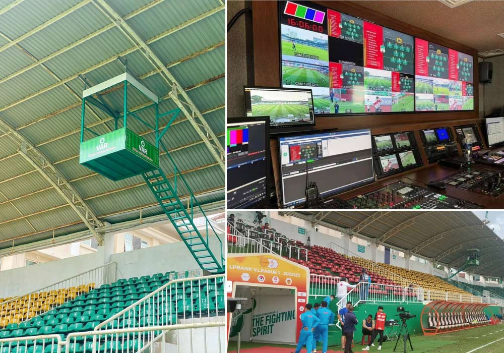 Sân vận động Gia Lai (Pleiku Stadium) ngày càng được nâng cấp hiện đại (Ảnh: Sưu tầm Internet)