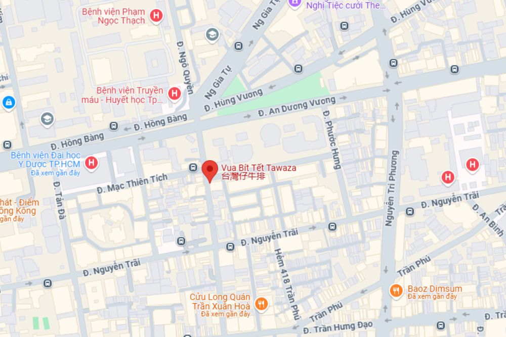 Vua Bít Tít nằm tại Phường 7, Quận 5 (Ảnh: Google Maps)