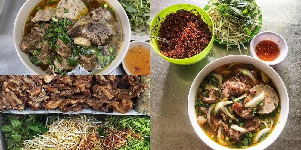 Bún bò Huế - Thi có hương vị đậm đà, cay nhẹ