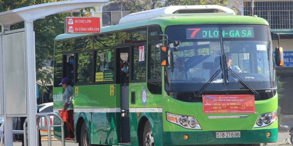 Xe bus số 7 có lộ trình từ Chợ Lớn – Gò Vấp có lộ trình đi ngang công viên Gia Định​ 