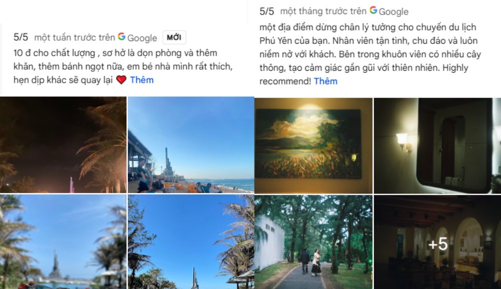 Khách hàng đánh giá cao dịch vụ tận tình và bầu không khí thư giãn (Ảnh: Google Maps)