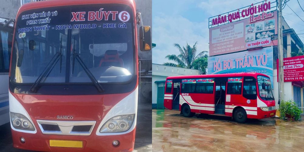 Tuyến xe bus số 6 đi Kê Gà - La Gi tại Bình Thuận