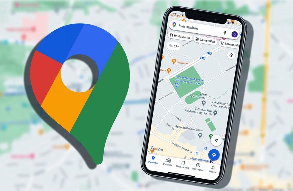 Sử dụng ứng dụng bản đồ như Google Maps để khám phá các điểm du lịch 