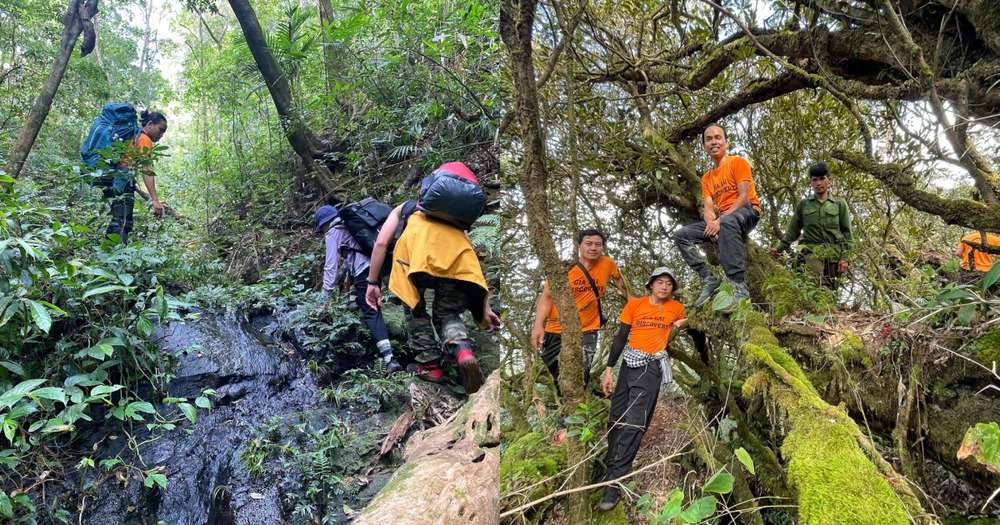 Các nhóm trekking chinh phục đỉnh Kon Ka Kinh